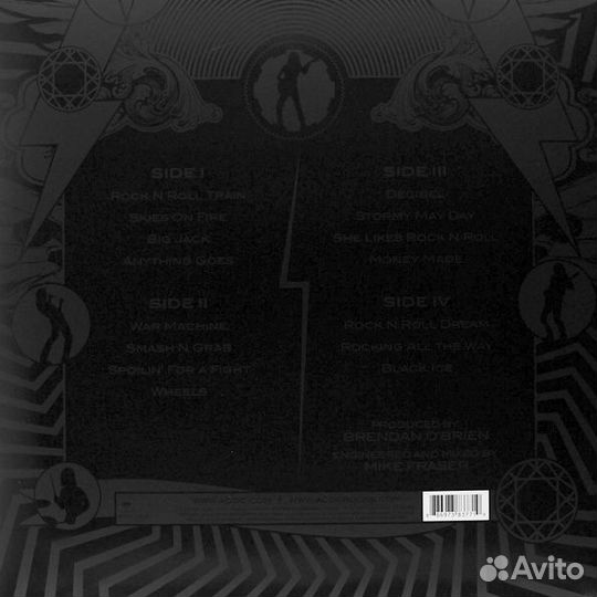 Виниловая пластинка AC/DC black ICE (180 gram/Gate