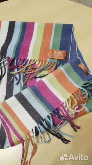 Шарф Coach кашемир