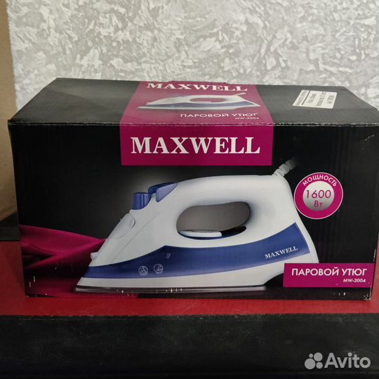 Утюг maxwell mw-3004 (Новый)