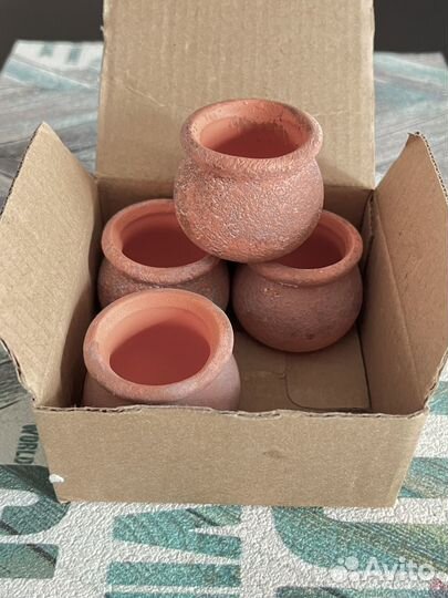 Горшочки глиняные