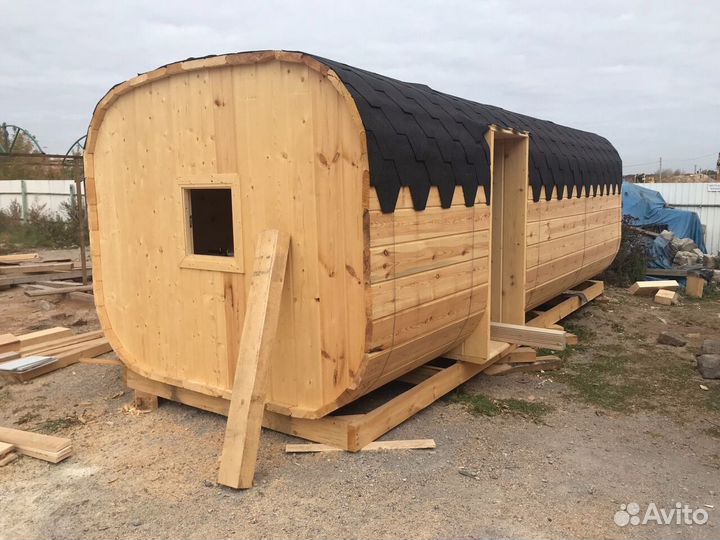 Бани-бочки квадро с доставкой