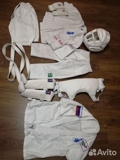 Кимоно, нашивки Тикара Tikara, защита для каратэ