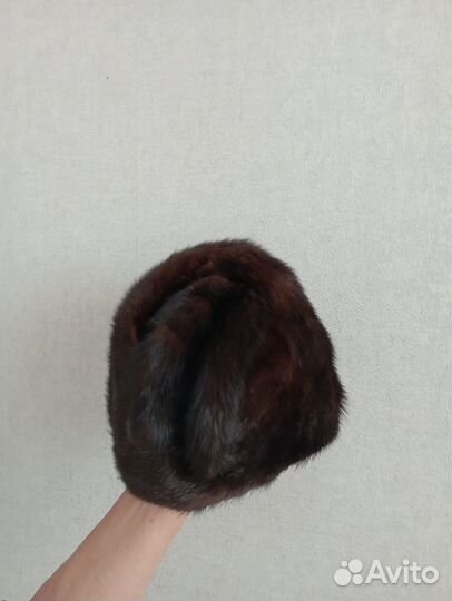 Шапка норковая женская