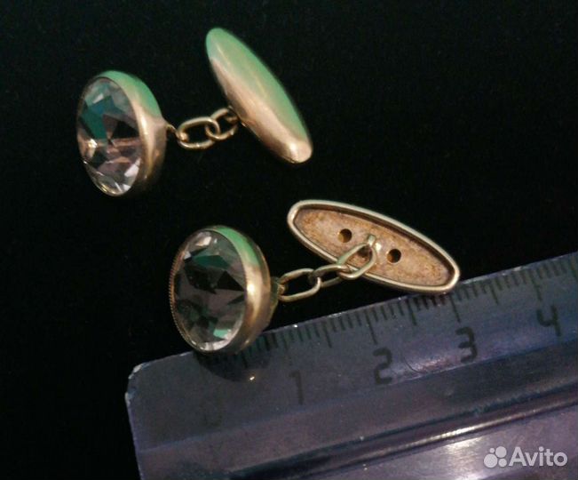 Запонки серебро СССР