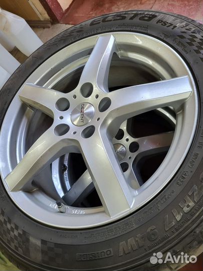 Колеса в сборе 215 55r17kumho ecsta ps71 5/114.3