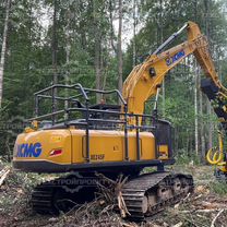 Харвестер xcmg XE245F в лесной защите