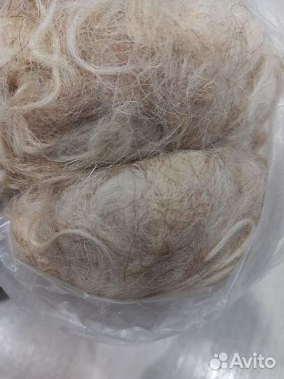 Собачья шерсть пух