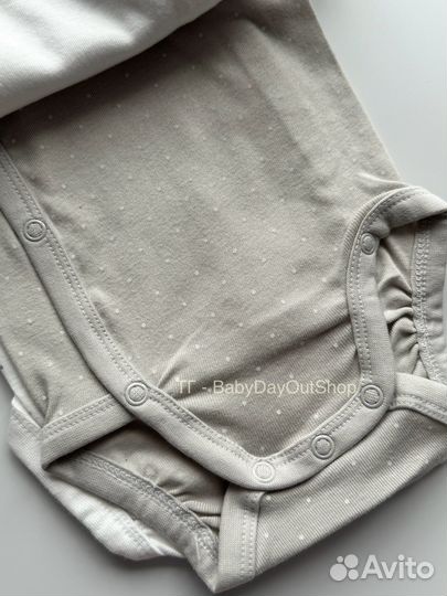 Новый комплект боди на запах H&M 56