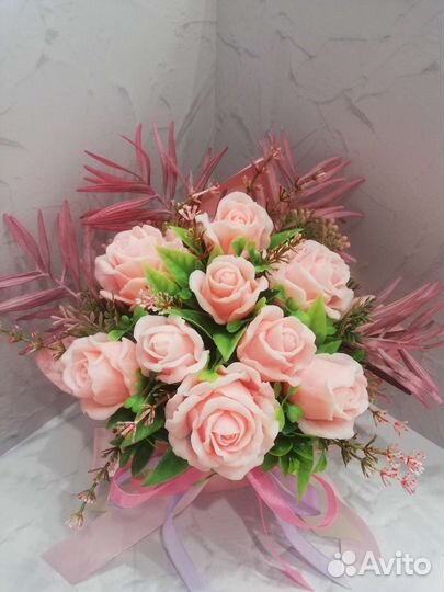 Букеты цветов из мыла