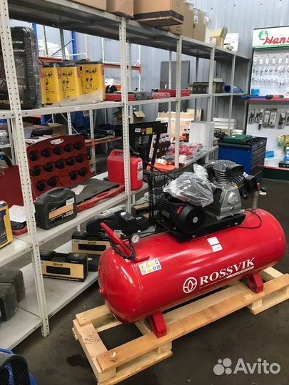 Поршневые компрессоры ременные Rossvik