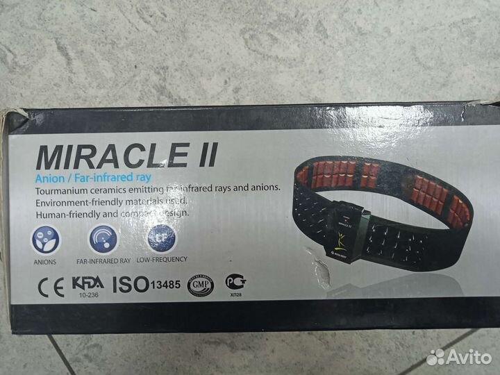 Пояс миостимулятор Nuga Best Miracle II mikd4583