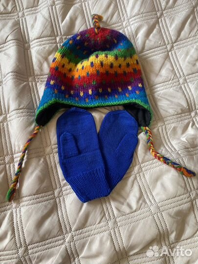 Кофта 140, шапка, варежки