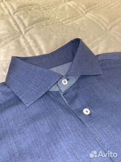 Рубашка кэжуал Larusmiani 46-48 цум оригинал