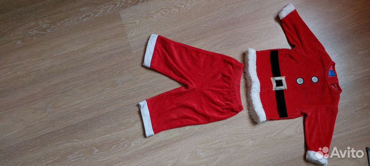 Новогодний костюм для мальчика 6-9 месяцев