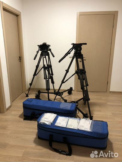 Карбоновый штатив vinten vision 250 с тележкой