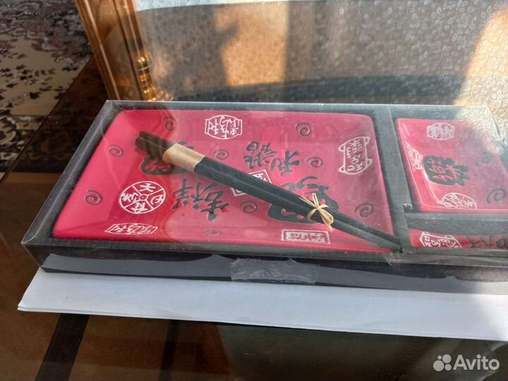 Набор для суши новый,фаянс