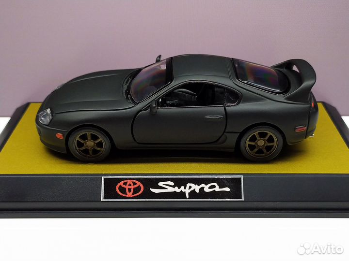 1:43 Toyota Supra A80 MK4 Black Matt