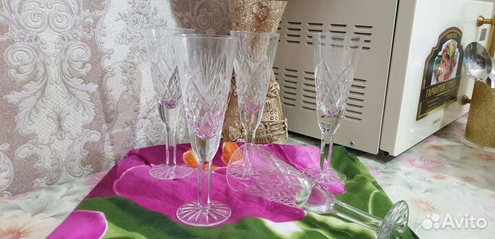 Хрустальные фужеры
