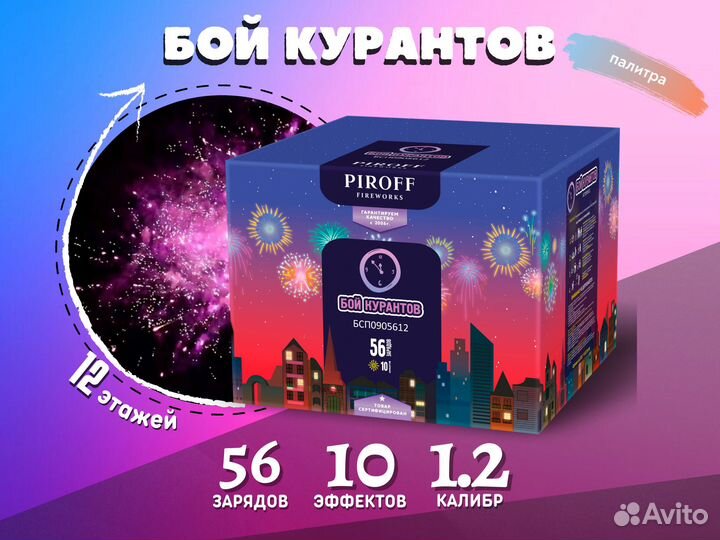 Мощный салют фейерверк на праздники