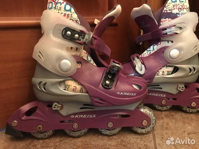 Роликовые коньки раздвижные р 34-37