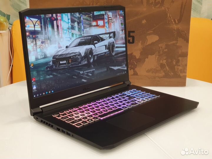 Игровой Acer Nitro 17.3 144Гц RTX 3070/16/1000 ssd