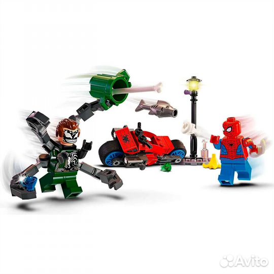 Конструктор lego 76275 Marvel Погоня на мотоцикле