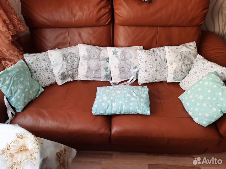 Бортики в детскую кроватку