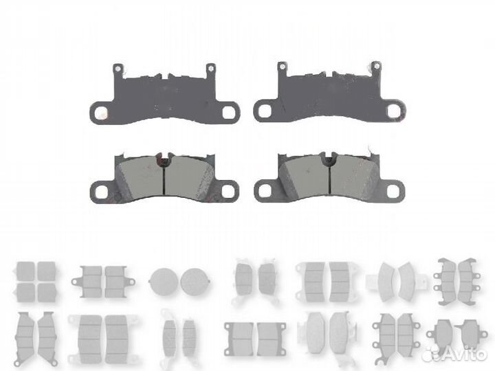 Колодки задние Porsche Cayenne, Wolksvagen Touareg