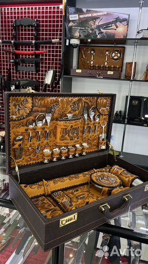 Шашлычный набор для пикника в чемодане