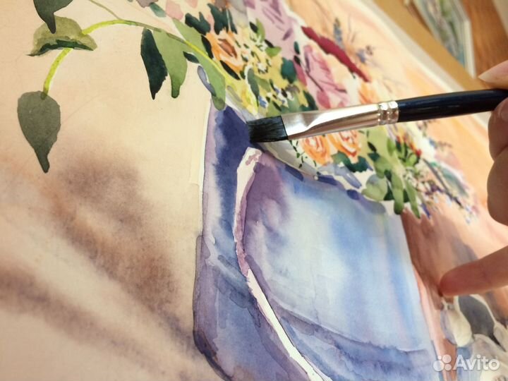 Картина акварелью 