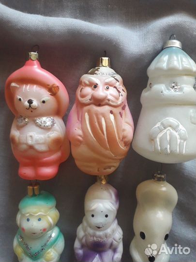 Елочные игрушки СССР