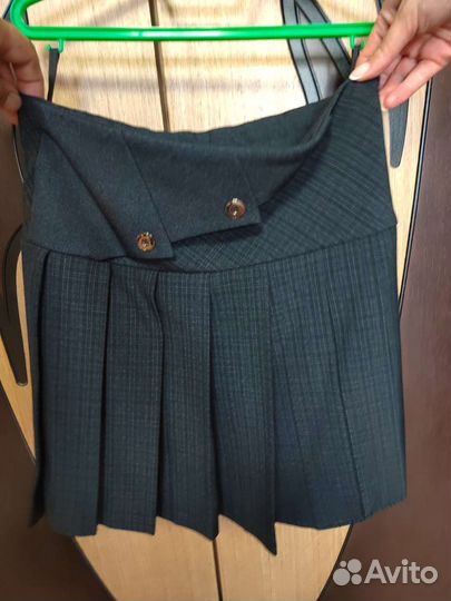 Школьный костюм с юбкой для девочки