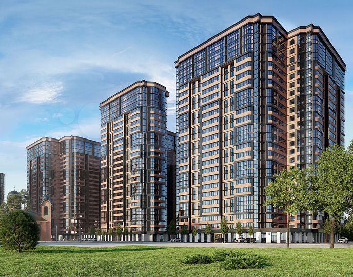 3-к. квартира, 91,1 м², 23/24 эт.