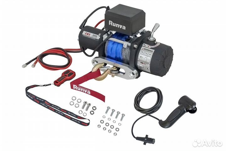 Лебёдка электрическая 12V Runva 5000 lbs 2268 кг