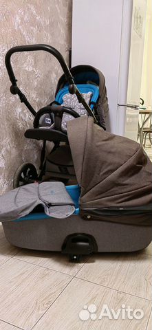 Коляска 2 в 1 Tutis Zippy New (2 в 1), ocean