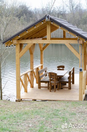 Беседка Пирс с мангалом аренда