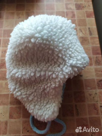 Шапка зимняя на 3-6 месяцев