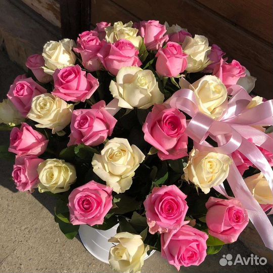 Цветы розы букет
