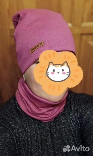 Шапка+снуд для прогулок