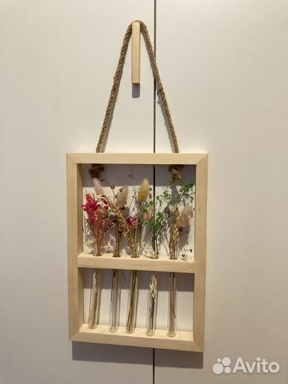 Рамка с сухоцветами