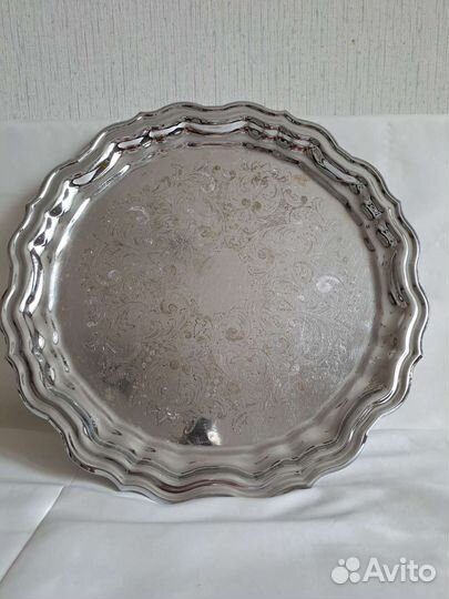 Поднос- (мельхиор)