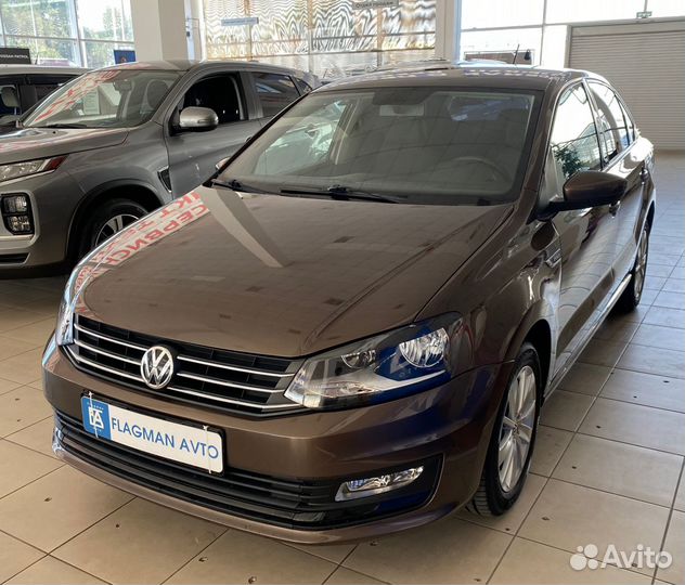 Volkswagen Polo 1.6 AT, 2016, 143 000 км