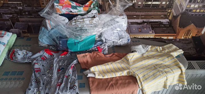 Детские вещи пакетом на мальчика от 0 до 2 месяцев