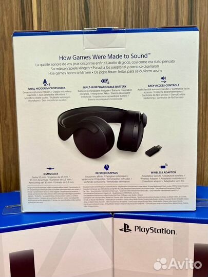 Наушники Sony PS5 Pulse 3D Black