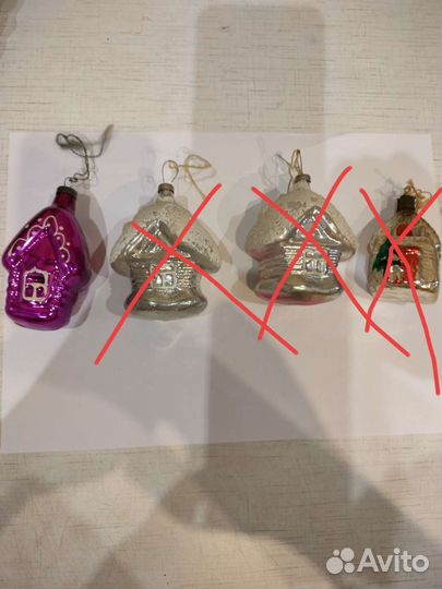 Елочные игрушки СССР