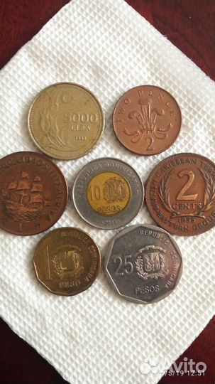 Монеты разных стран мира