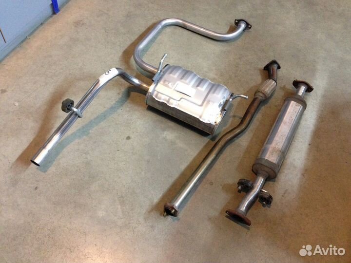 Глушитель, труба выхлопная Матиз Daewoo Matiz