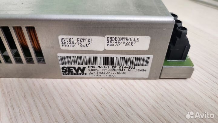 Sew emv modular ef 014-503 тормозной фильтр