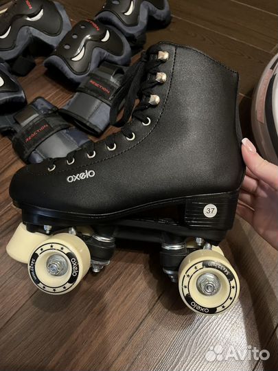 Ролики квады 100 oxelo X Decathlon