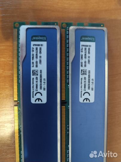 Материнская плата с процессором и памятью